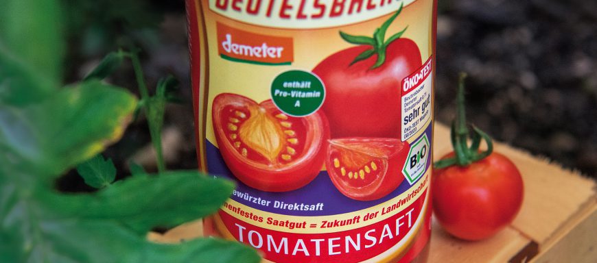 Beutelsbacher Tomatensaft in Demeter-Qualität